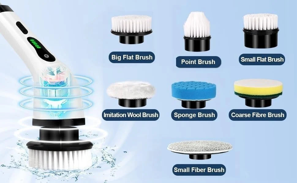 Electric Spin Scrubber, Cleaning Brush
