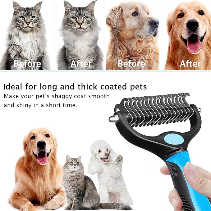 Double-Sided Pet Comb