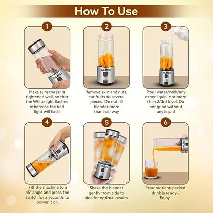 Rechargeable Mini Juicer Blender