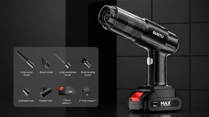 3 in 1 High Power Vacuum Cleaner Portable 18000PA Wireless